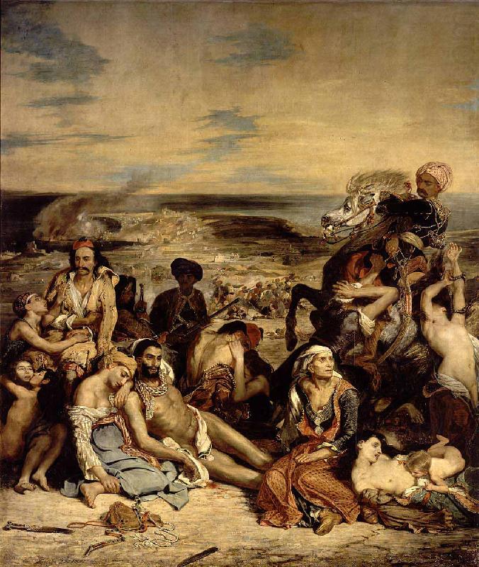 Le Massacre de Scio, Eugene Delacroix